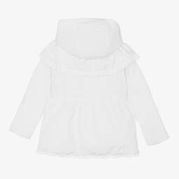 Patachou-Белое пальто с капюшоном | Childrensalon Outlet