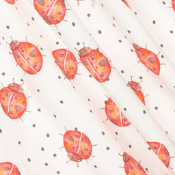 Patachou-Girls White & Red Ladybird Print Dress | Childrensalon Outlet