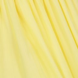 Patachou-Girls Yellow Chiffon Dress | Childrensalon Outlet