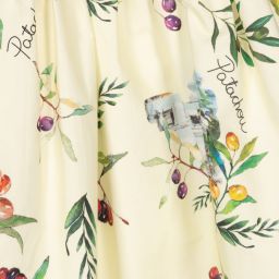 Patachou-Girls Yellow Cotton Dress | Childrensalon Outlet