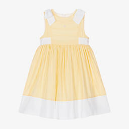 Patachou-Girls Yellow Sleeveless Dress | Childrensalon Outlet