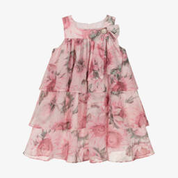 Patachou-Little Ladies Blush Floral Dress | Childrensalon Outlet