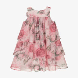 Patachou-Little Ladies Blush Floral Dress | Childrensalon Outlet