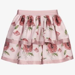 Patachou-Pink Chiffon Poppy Skirt | Childrensalon Outlet