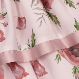 Patachou-Pink Chiffon Poppy Skirt | Childrensalon Outlet