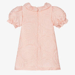 Patachou-Pink Floral Jacquard Dress | Childrensalon Outlet