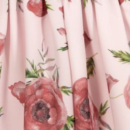 Patachou-Pink Poppy Chiffon Dress | Childrensalon Outlet