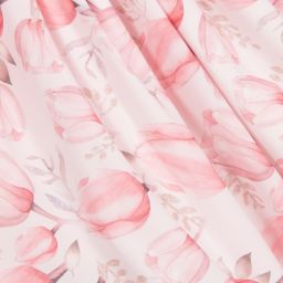 Patachou-Pink Tulip Chiffon Dress | Childrensalon Outlet