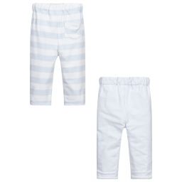 Patachou-Striped Cotton Trousers | Childrensalon Outlet