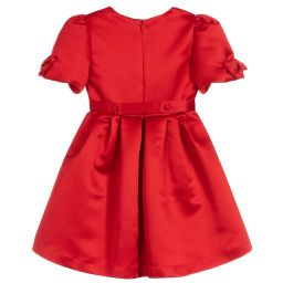 Patachou-Teen Girls Red Satin Dress | Childrensalon Outlet
