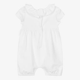 Patachou-White Cotton Baby Shortie | Childrensalon Outlet
