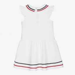 Patachou-White Cotton Sailor Dress | Childrensalon Outlet
