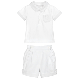 dressy white short sets