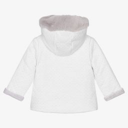 باتاشو-White Padded Pram Coat | Childrensalon Outlet