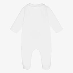 Patachou-بيبي غرو قطن قطيفة لون أبيض للأطفال | Childrensalon Outlet