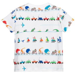 Paul Smith Junior-Baby Boys White Cotton T-Shirt | Childrensalon Outlet