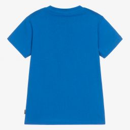 بول سميث جونيور-تيشيرت قطن عضوي لون أزرق للأولاد | Childrensalon Outlet