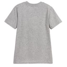 Paul Smith Junior-Boys Grey Cotton Logo T-Shirt | Childrensalon Outlet