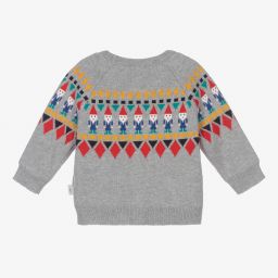 Paul Smith Junior-Серый кардиган с гномами для мальчиков | Childrensalon Outlet