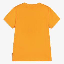 Paul Smith Junior-Boys Orange Cotton T-Shirt | Childrensalon Outlet