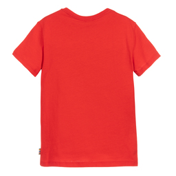 Paul Smith Junior-Boys Red Cotton T-Shirt | Childrensalon Outlet