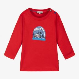 Paul Smith Junior-Красный хлопковый топ для мальчиков | Childrensalon Outlet