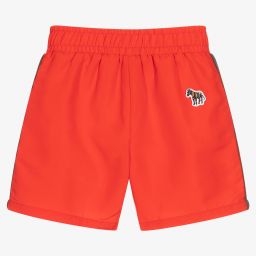 Paul Smith Junior-Boys Red Reactive Swim Shorts | Childrensalon Outlet