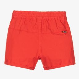 Paul Smith Junior-Красные шорты с зеброй для мальчиков | Childrensalon Outlet