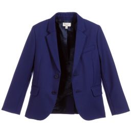 Paul Smith Junior-Boys Royal Blue Wool Jacket | Childrensalon Outlet