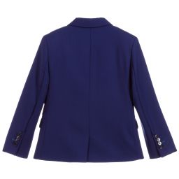 Paul Smith Junior-Boys Royal Blue Wool Jacket | Childrensalon Outlet