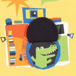 Paul Smith Junior-Желтая футболка с принтом-камерой для мальчиков | Childrensalon Outlet