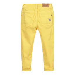 Paul Smith Junior-Boys Yellow Cotton Trousers | Childrensalon Outlet