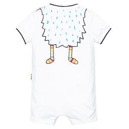 Paul Smith Junior-Белый песочник с монстрами | Childrensalon Outlet