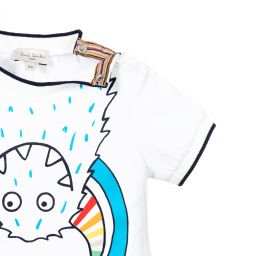 Paul Smith Junior-Белый песочник с монстрами | Childrensalon Outlet