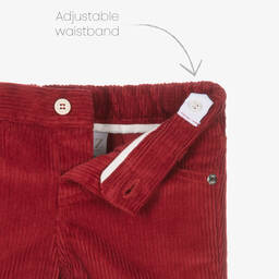 PAZ Rodríguez-Baby Boys White & Red Shorts | Childrensalon Outlet
