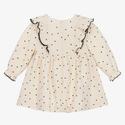 PAZ Rodríguez-فستان قطن لون عاجي للمولودات | Childrensalon Outlet