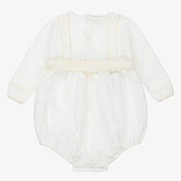 PAZ Rodríguez-Кремовый песочник из органического хлопка | Childrensalon Outlet