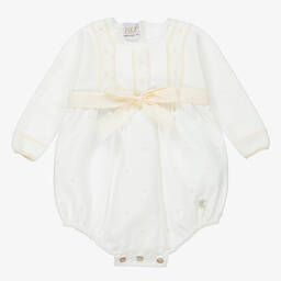 PAZ Rodríguez-Кремовый песочник из органического хлопка | Childrensalon Outlet