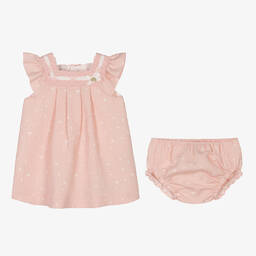 PAZ Rodríguez-Baby Girls Pink Dress Set | Childrensalon Outlet