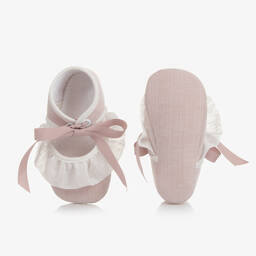 باز رودريغيز-حذاء لينين لون زهري لمرحلة قبل المشي | Childrensalon Outlet