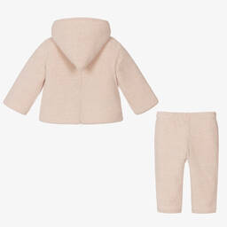 PAZ Rodríguez-Розовая худи и штанишки для малышек | Childrensalon Outlet