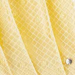 PAZ Rodríguez-Baby Girls Yellow Embroidered Tulle Dress | Childrensalon Outlet