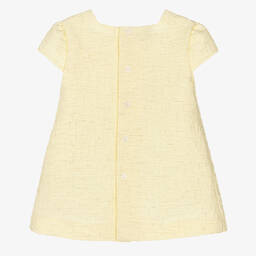 PAZ Rodríguez-Baby Girls Yellow Trapeze Bow Dress | Childrensalon Outlet