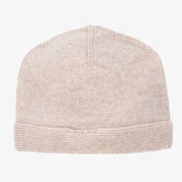 PAZ Rodríguez-قبعة صوف محبوك لون بيج للأطفال | Childrensalon Outlet