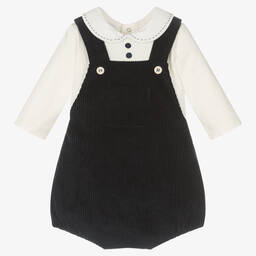 Baby girl black dungarees deals