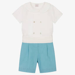 PAZ Rodríguez-Boys 3-Piece Shirt & Shorts Set | Childrensalon Outlet