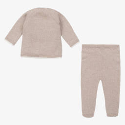 PAZ Rodríguez-Boys Beige Wool Bear Outfit | Childrensalon Outlet