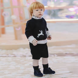 PAZ Rodríguez-Комплект из 3 предметов с синими шортами для мальчиков | Childrensalon Outlet