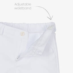 PAZ Rodríguez-Boys Blue Gingham Shirt & White Shorts Set | Childrensalon Outlet