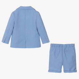 PAZ Rodríguez-Boys Blue Shorts Suit | Childrensalon Outlet